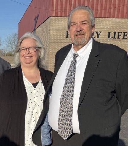 Karen with husband, Tony